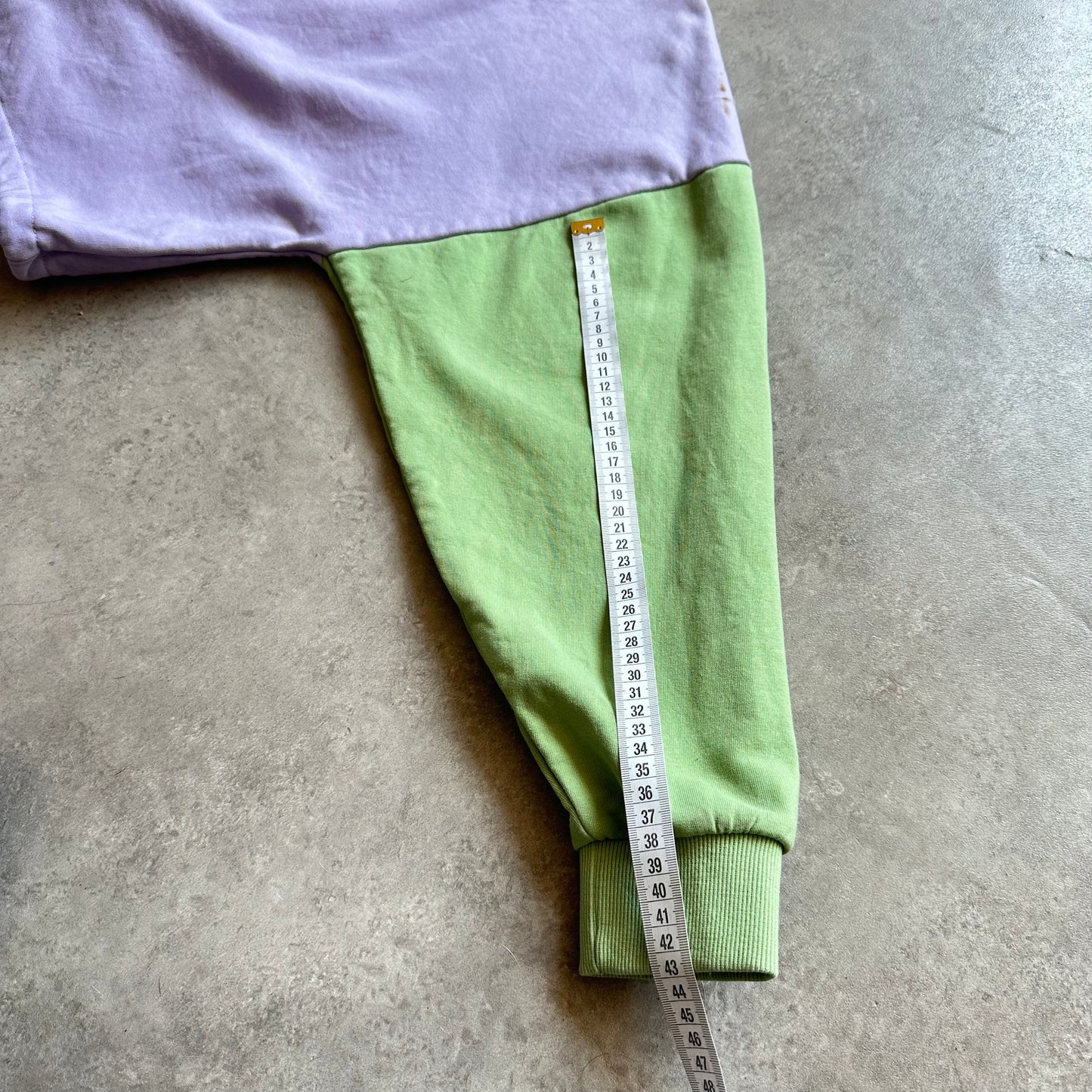 Karl Kani Pastel Colorblock Cropped Sweatshirt XS