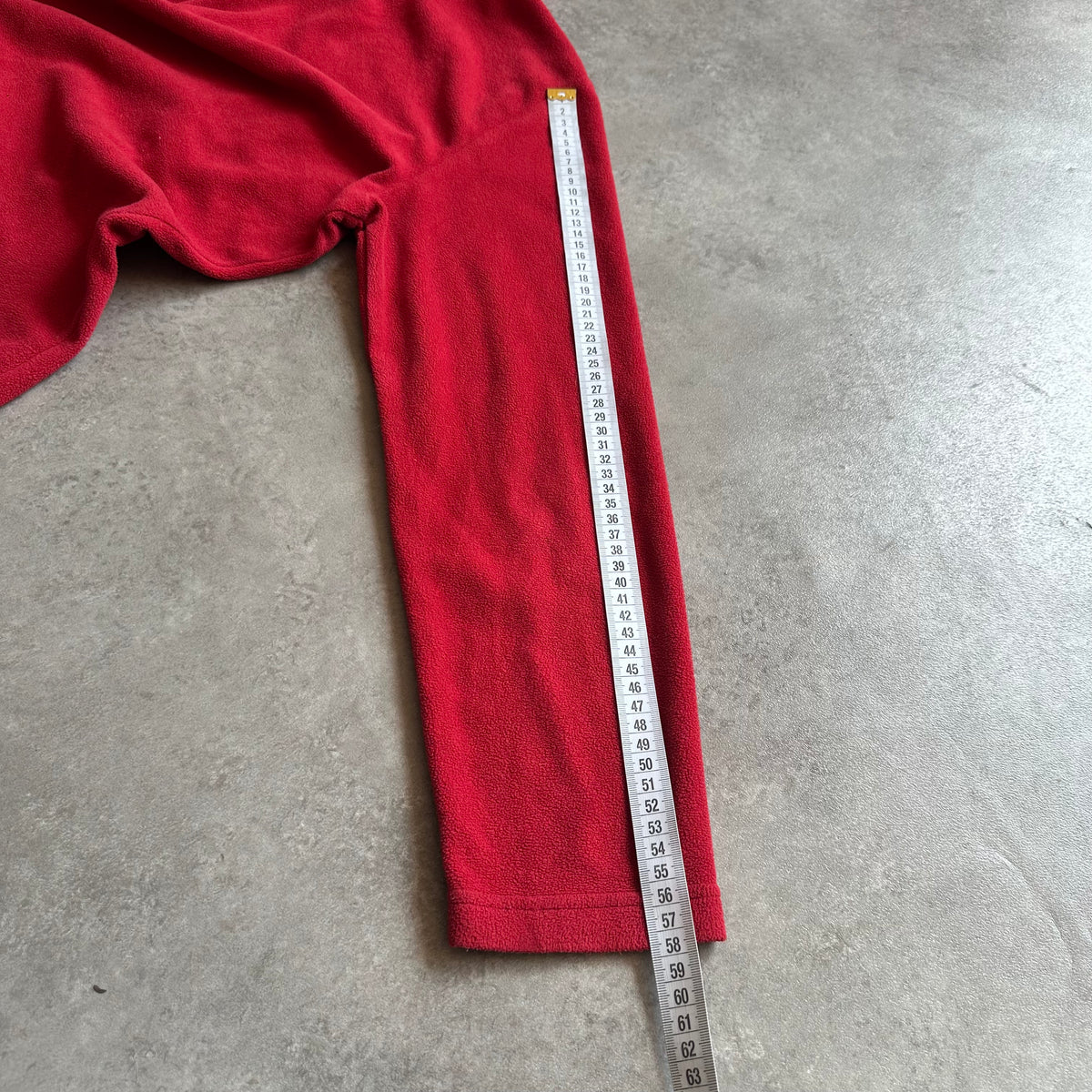 Jack Wolfskin Red Fleece Quarter Zip XXL