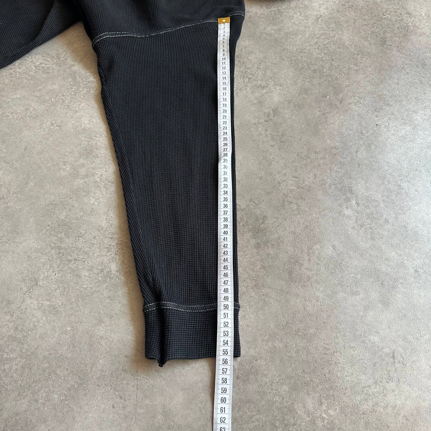 Danza Black Waffle Zip Hoodie M