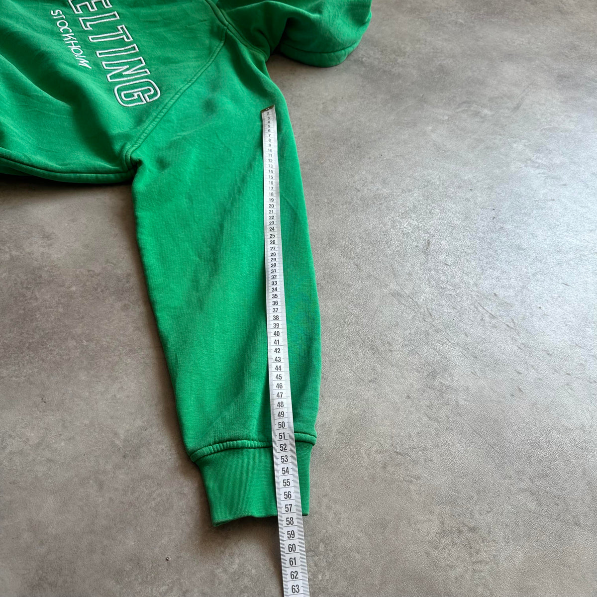 Melting Stockholm Green Hoodie XL