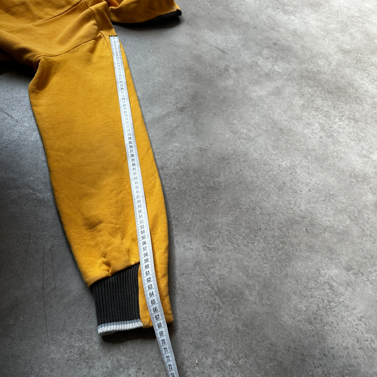 Champion Yellow & Black Rochester Script Hoodie L