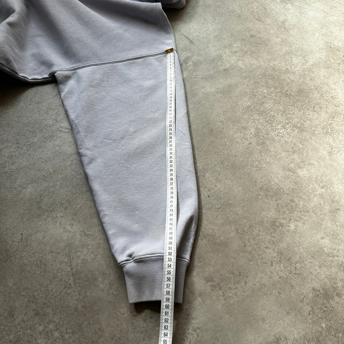 Brandy Melville Light Grey Plain Full-Zip Hoodie XL