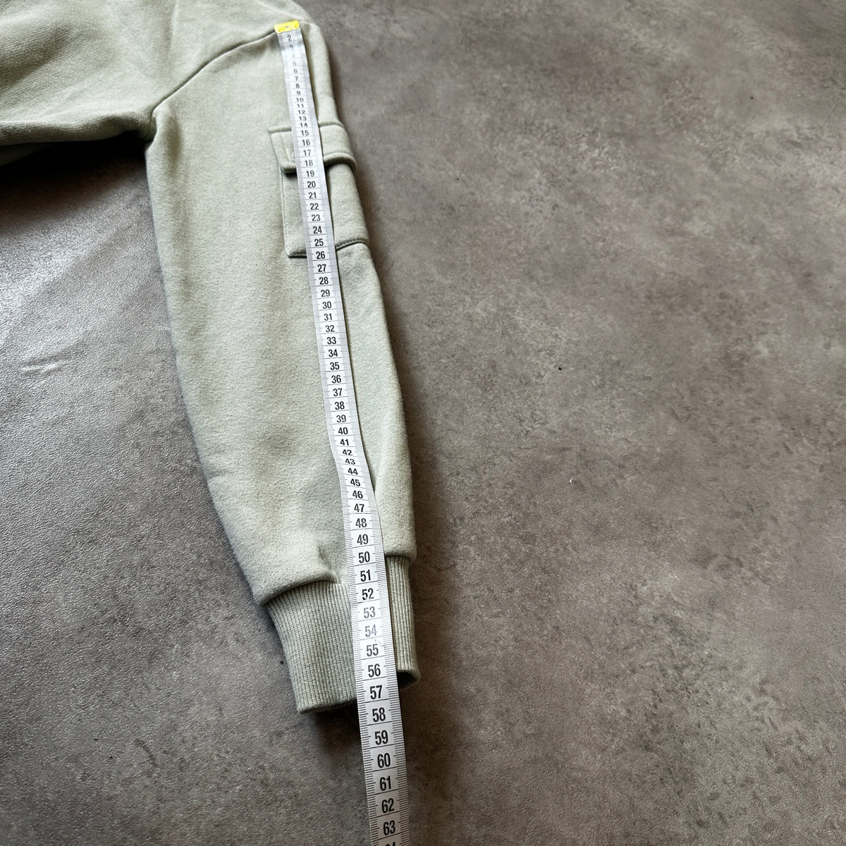 Ellesse Sage Green Pocket Detail Cropped Hoodie XS