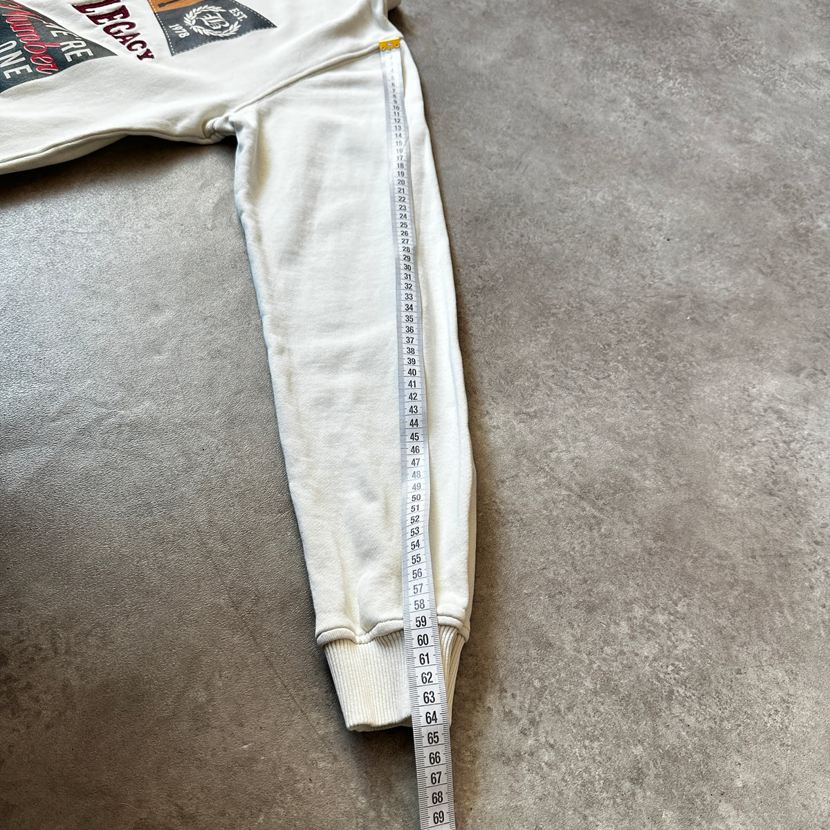 Ballin Off-White Small Chest & Sleeve Logo Crewneck L
