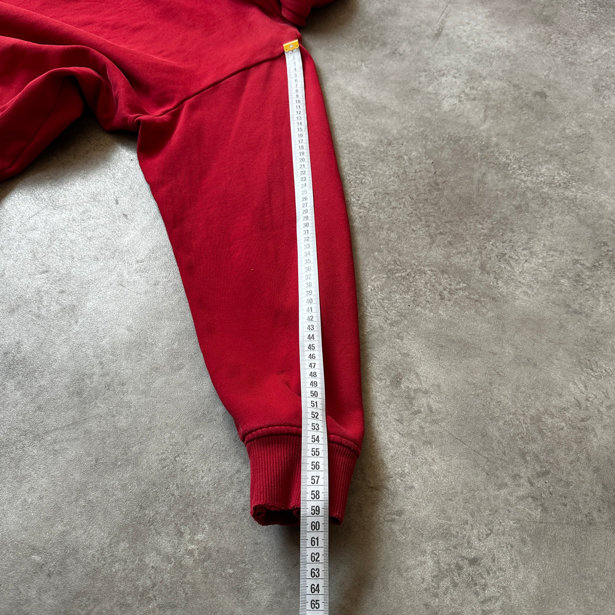 Adidas Red & Blue Trefoil Big Logo Hoodie M