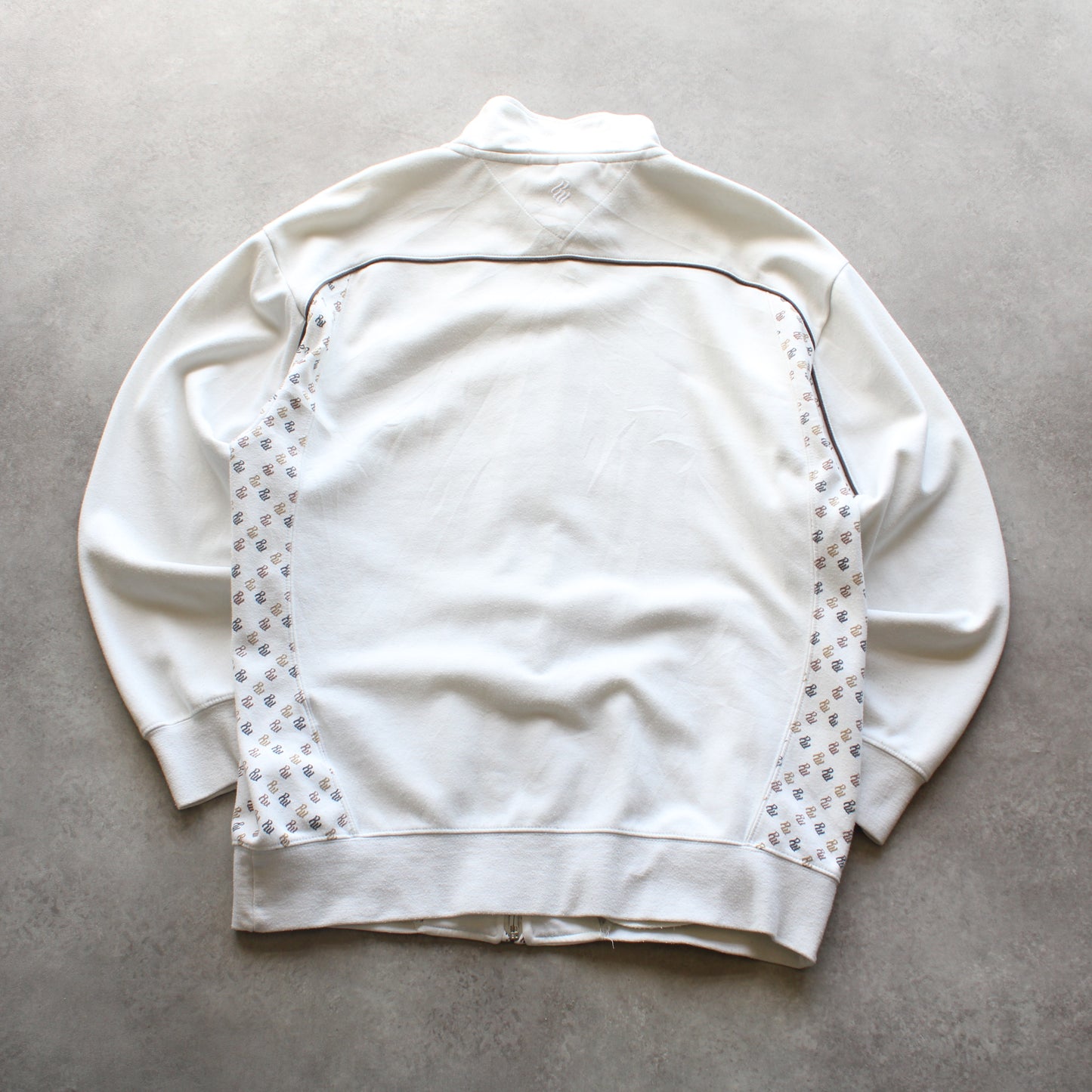 Rocawear Zip Up Sweater - White/Patterned (Man-L)