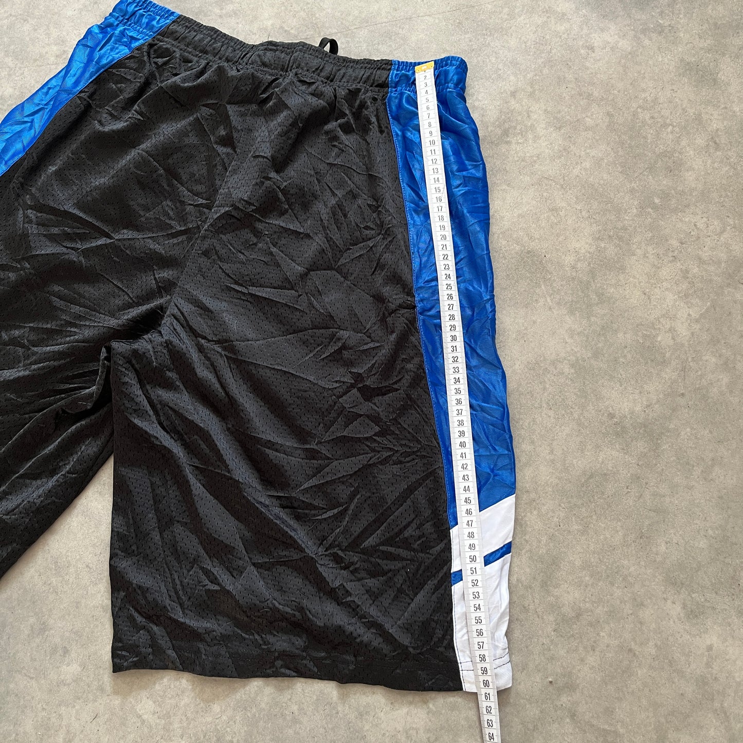 SP Active Black Blue Mesh Shorts XL