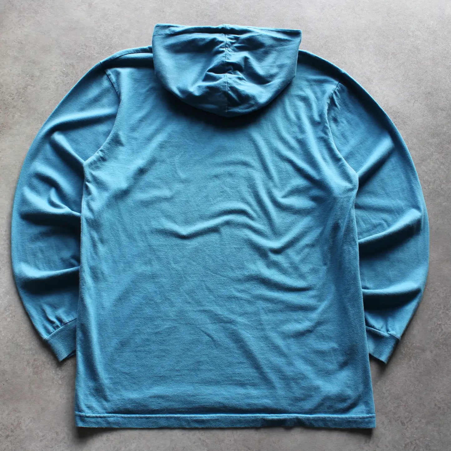 Stüssy Embroidered Lightweight Hoodie – Teal Blue (Man-L)