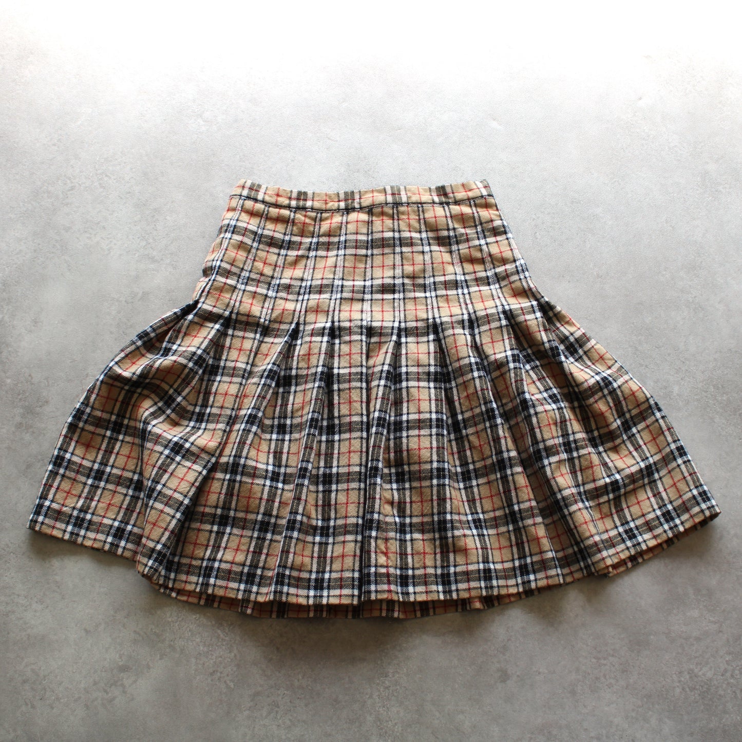 Vintage Checked Skirt (Woman-M)