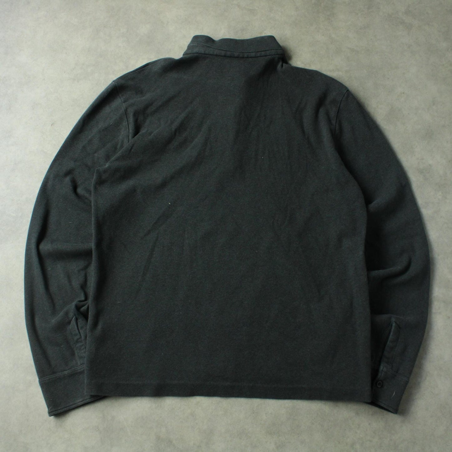 Hugo Boss Long Sleeve Polo Shirt – Dark Grey (Man-XL)