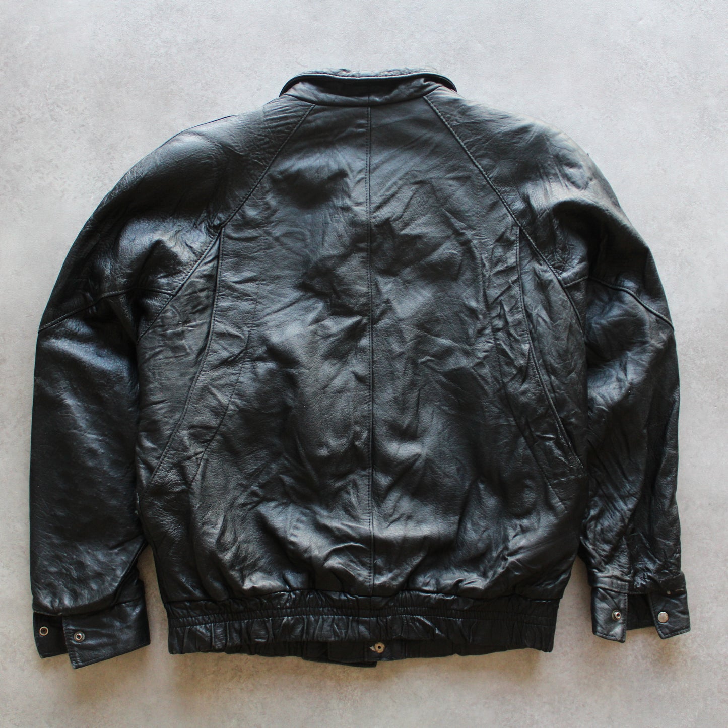Le Village du Guir Black Leather Jacket (Man-L)