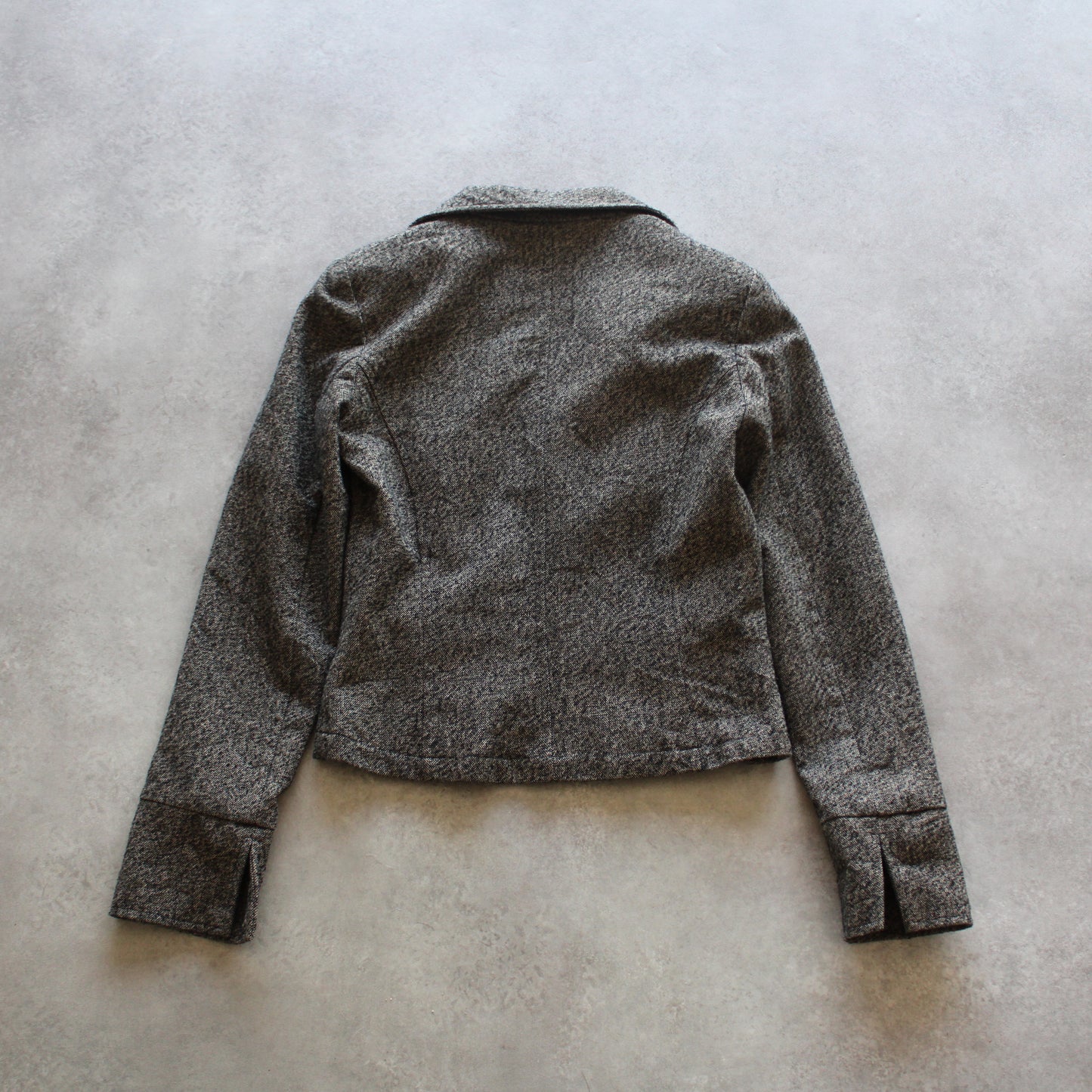 Motivi Grey Tweed Cropped Blazer (Woman-M)
