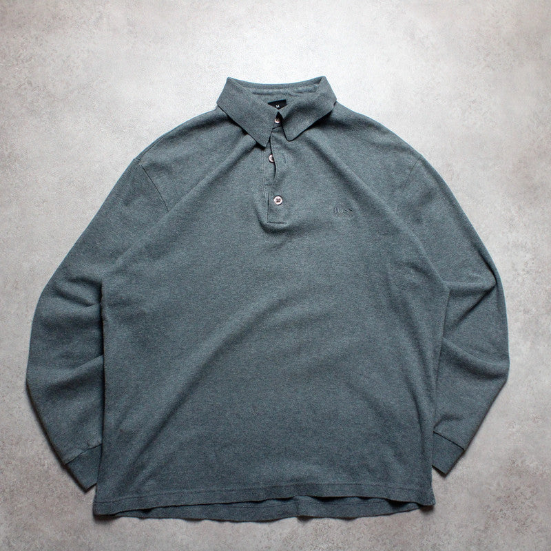 Hugo Boss Long Sleeve Polo Shirt (Men-M)