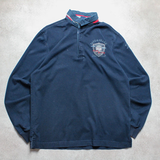 Paul & Shark Long Sleeve Polo Shirt (Men-L)