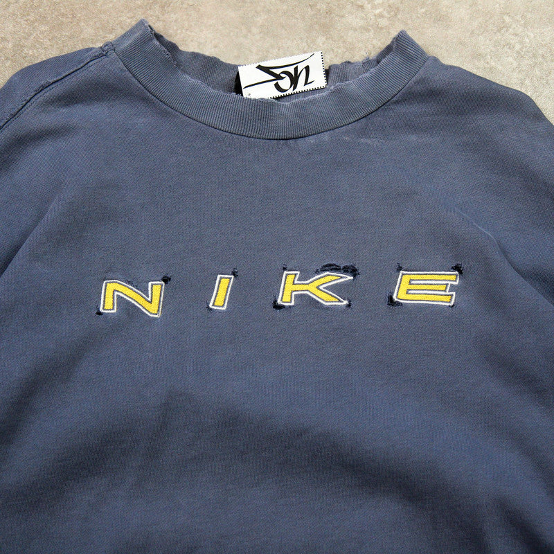 Nike Vintage Crewneck Sweater (Men-L) [DISTRESSED]