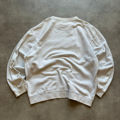 S.Oliver Sports White Sweatshirt XL