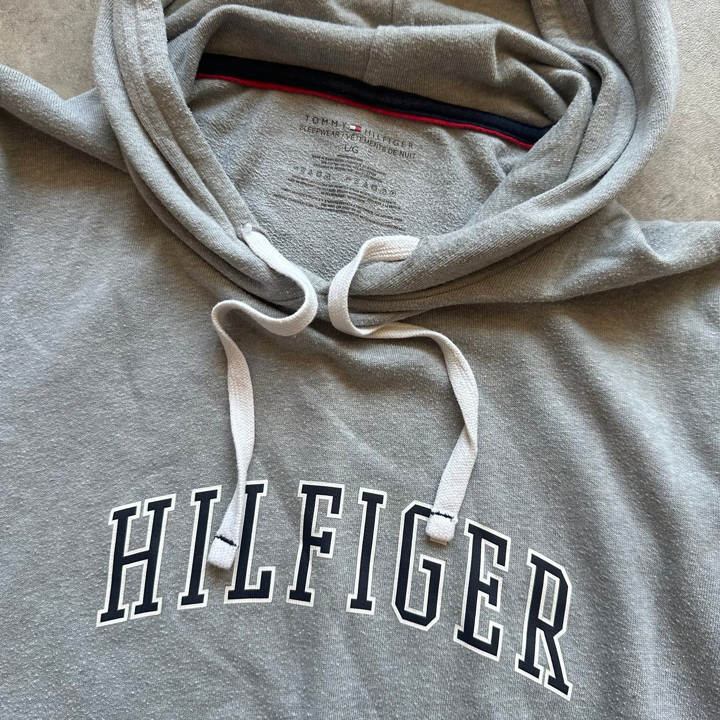 Tommy Hilfiger Grey Hoodie L