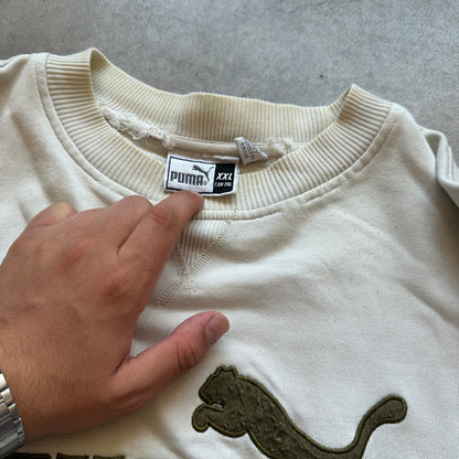 Puma Vintage White Sweatshirt XXL