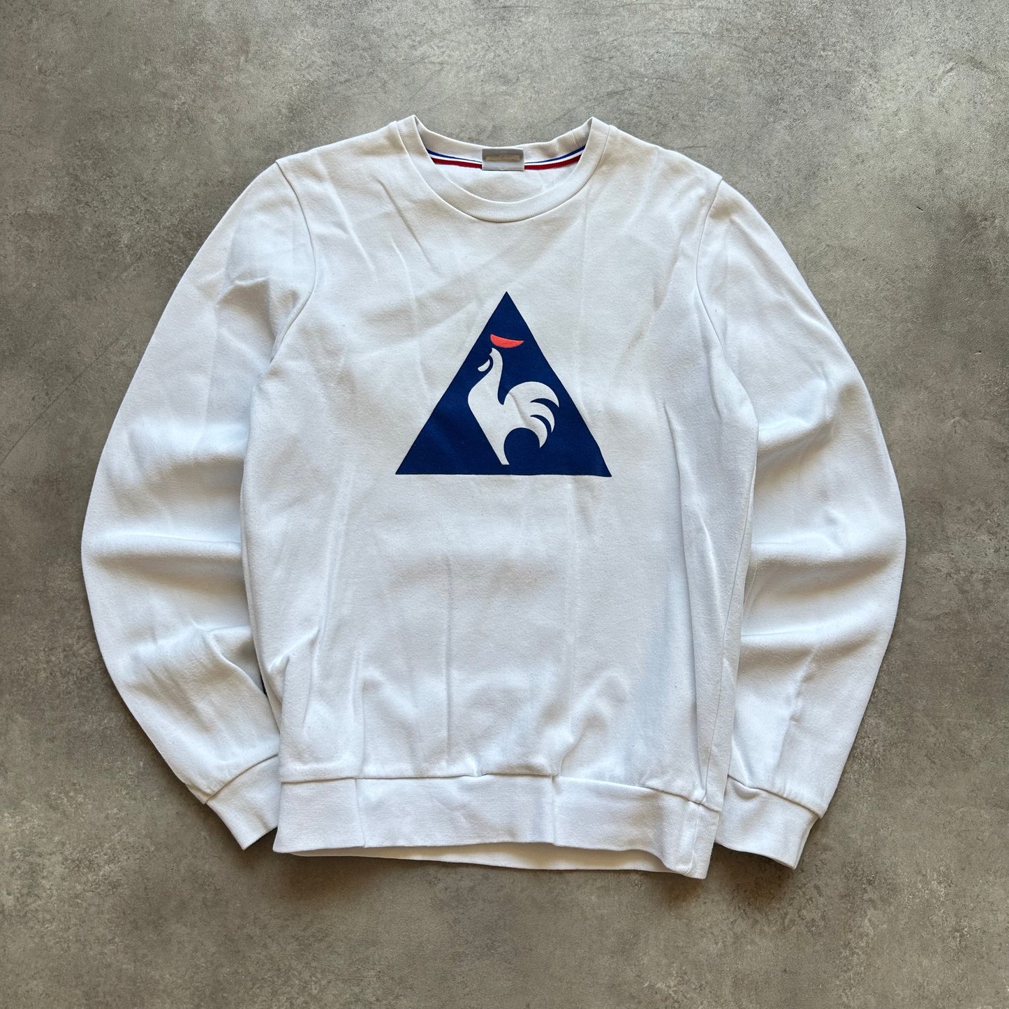 Le Coq Sportif White Crewneck Sweatshirt XS