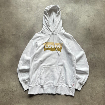 Levi’s White Gold Logo Hoodie S