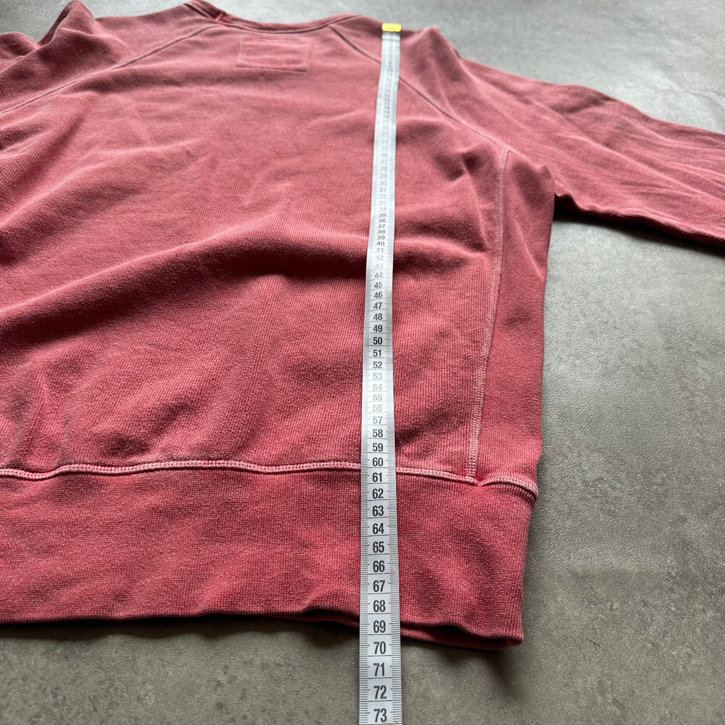 Franklin & Marshall Red Distressed Sweatshirt L