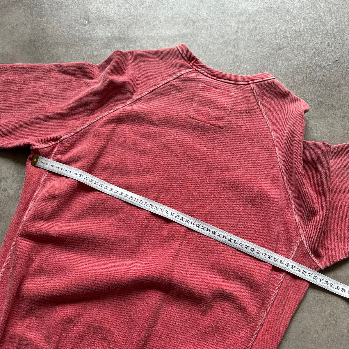 Franklin & Marshall Red Distressed Sweatshirt L