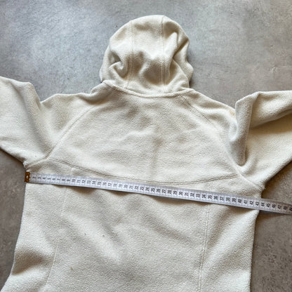 The North Face White Fleece Zip Hoodie XS