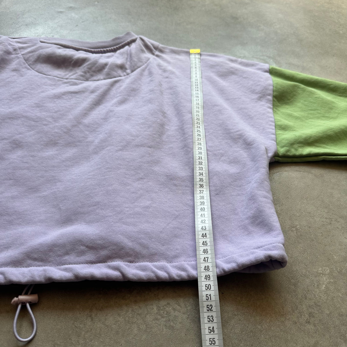 Karl Kani Pastel Colorblock Cropped Sweatshirt XS