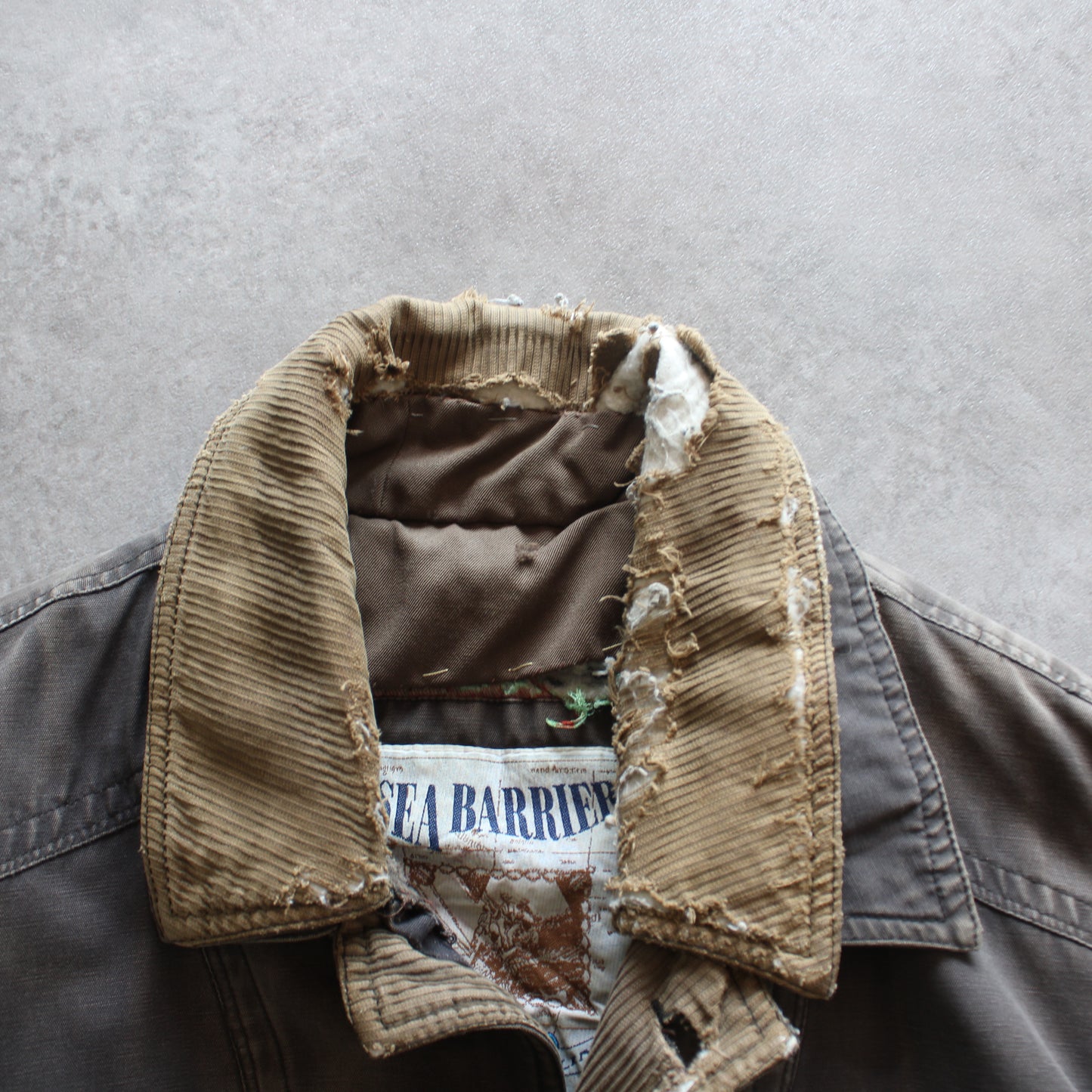 Sea Barrier 70's Vintage Brown Jacket (Man-L) [DISTRESSED]