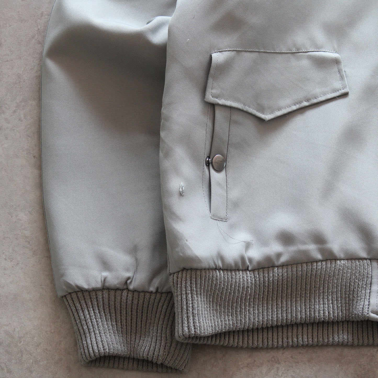 Woolrich Light Grey Hooded Fur-Lined Jacket (Man-L)