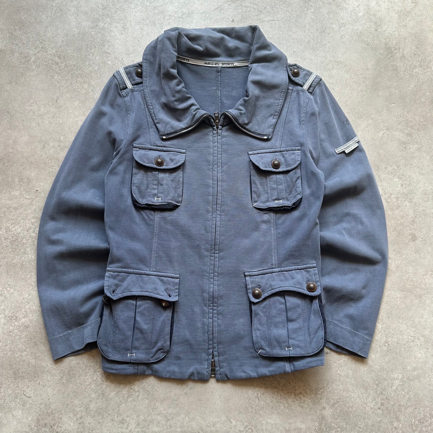 Marc Cain Blue Utility Jacket L