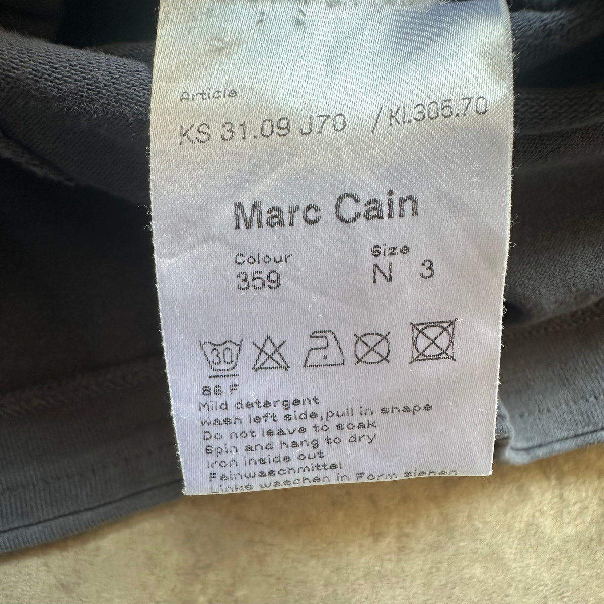 Marc Cain Blue Utility Jacket L