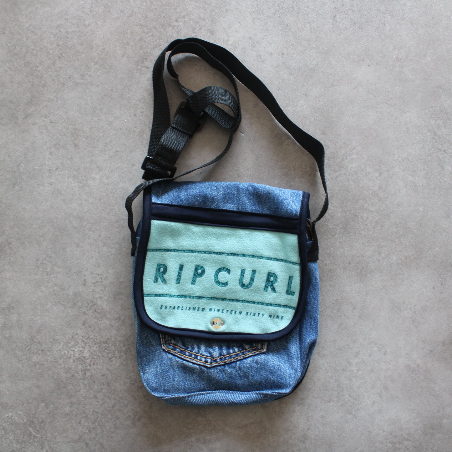 Rip Curl Reworked Denim Shoulder Bag