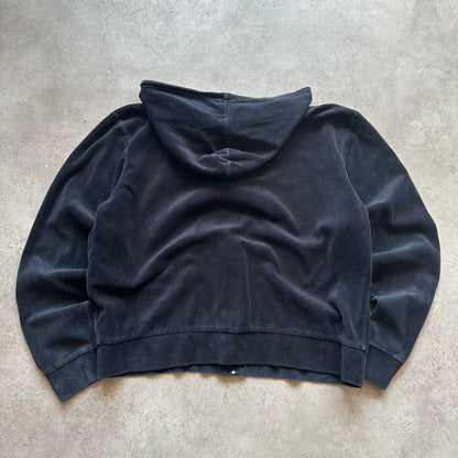 Peanuts Snoopy Black Zip Hoodie L