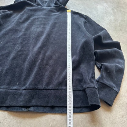 Peanuts Snoopy Black Zip Hoodie L