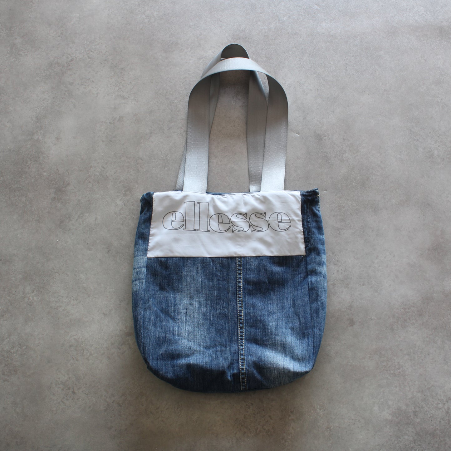 Ellesse Reworked Denim Tote Bag
