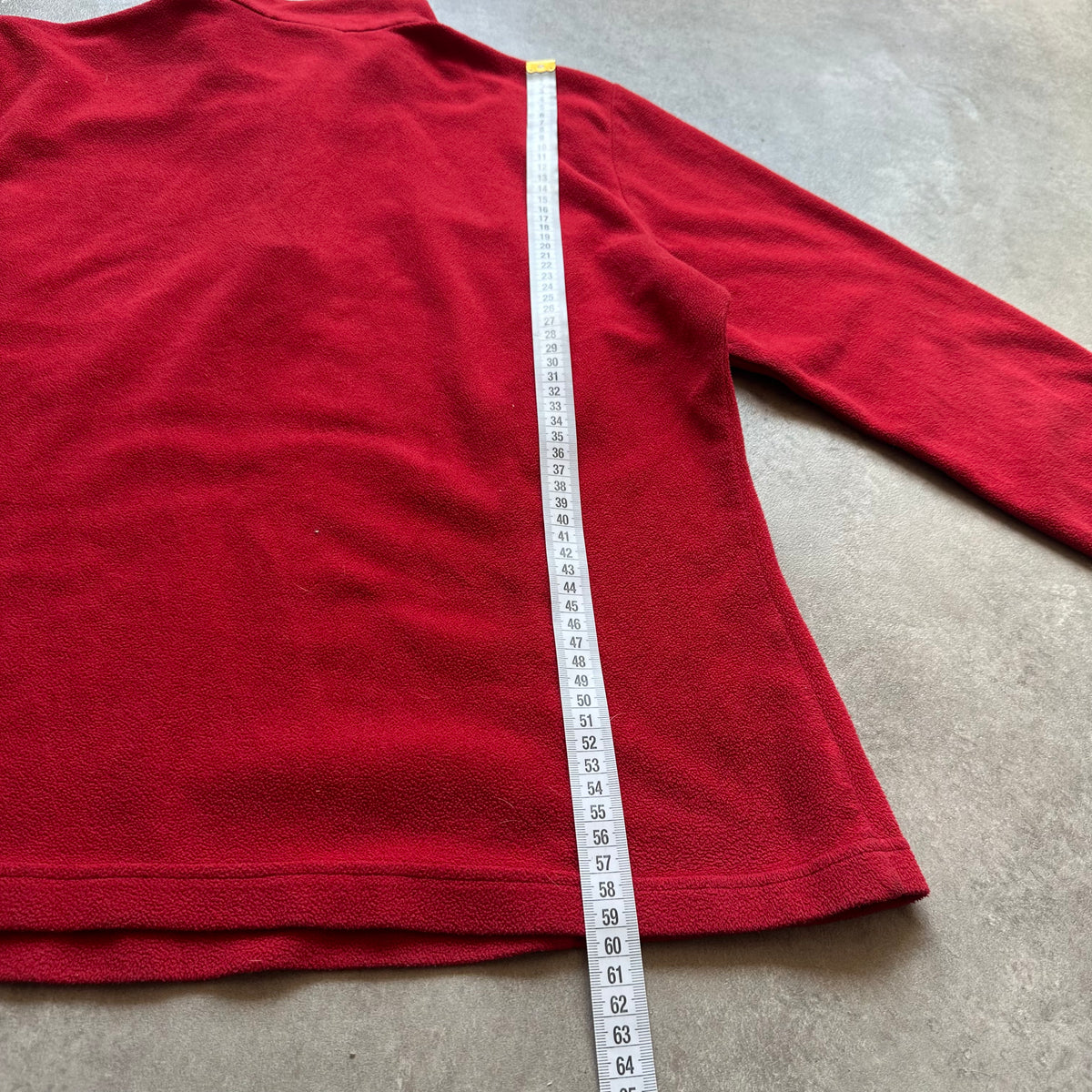 Jack Wolfskin Red Fleece Quarter Zip XXL