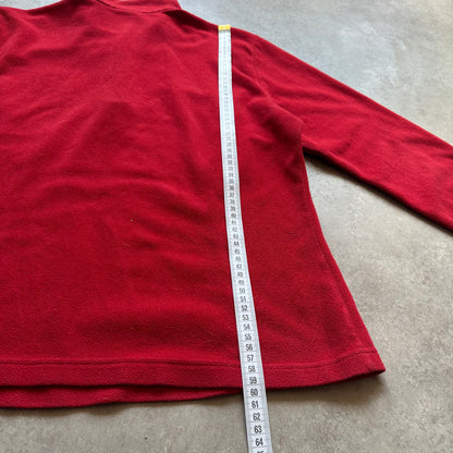 Jack Wolfskin Red Fleece Quarter Zip XXL