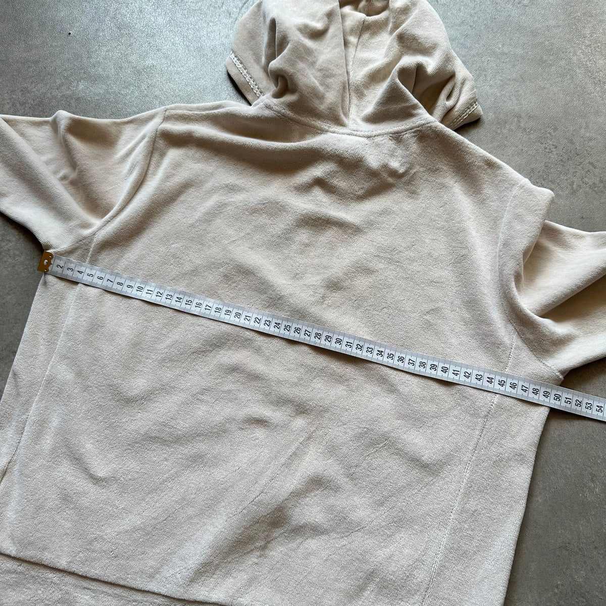 Paolo Feretti Beige Zip Hoodie L