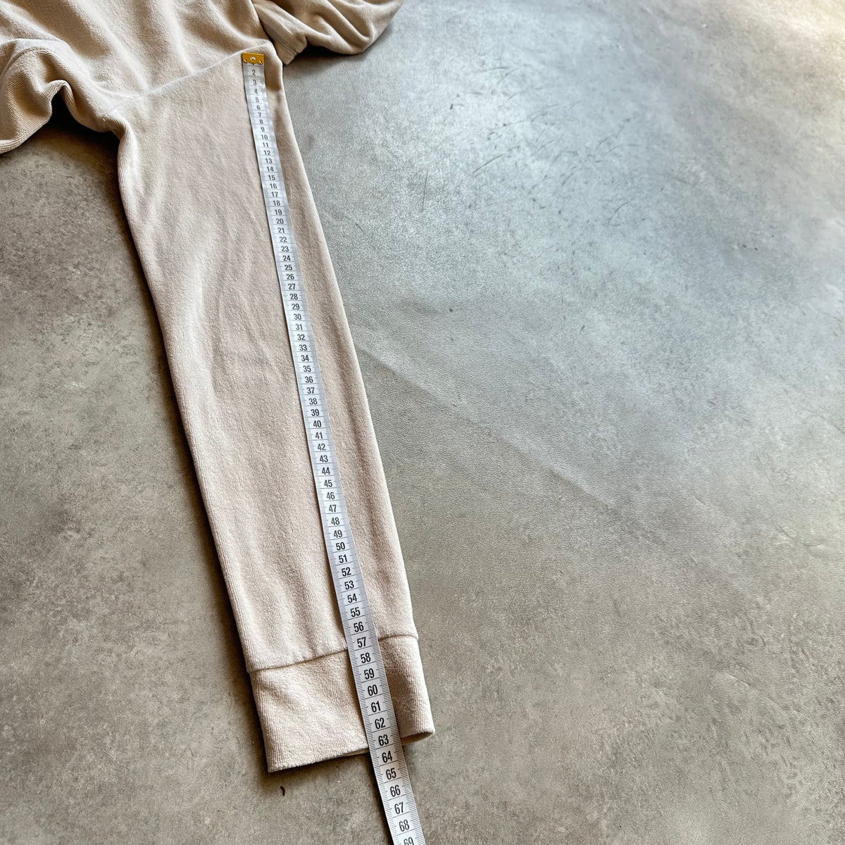 Paolo Feretti Beige Zip Hoodie L