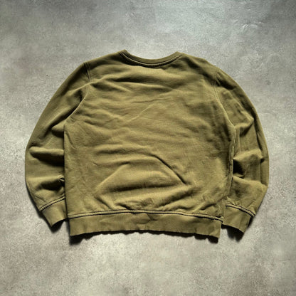 Scotch & Soda Olive Crewneck Sweatshirt M