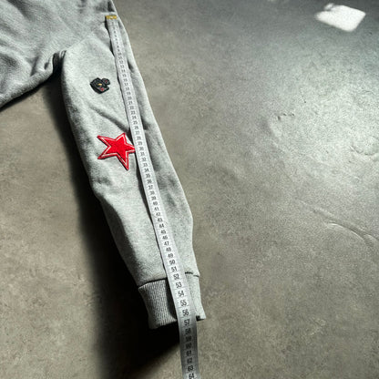 Scotch & Soda Grey Patch Crewneck Sweatshirt L