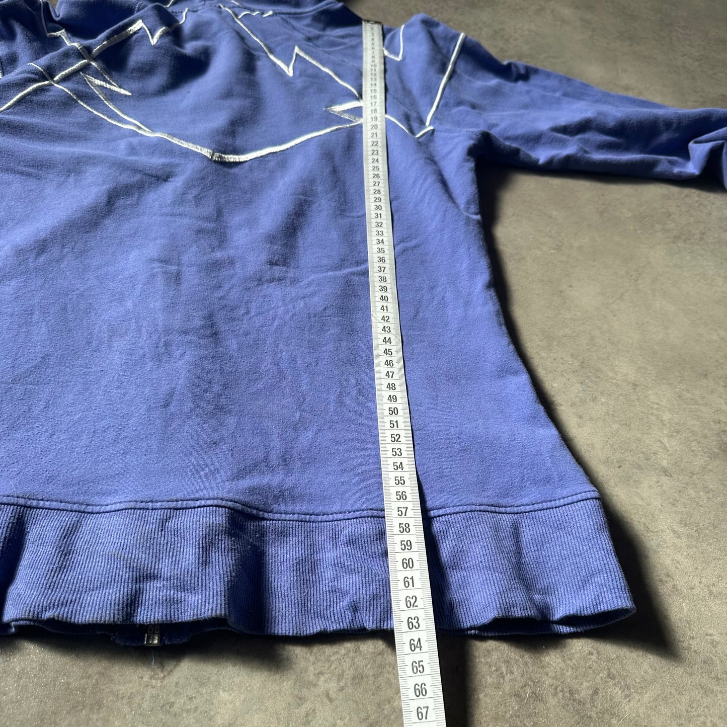Billabong Blue Zip Hoodie M