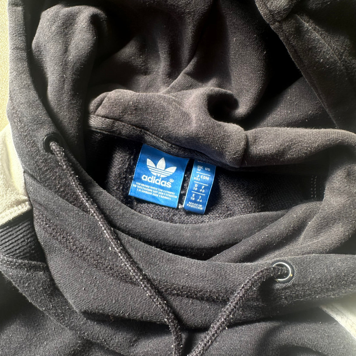 Adidas Navy Trefoil Hoodie L