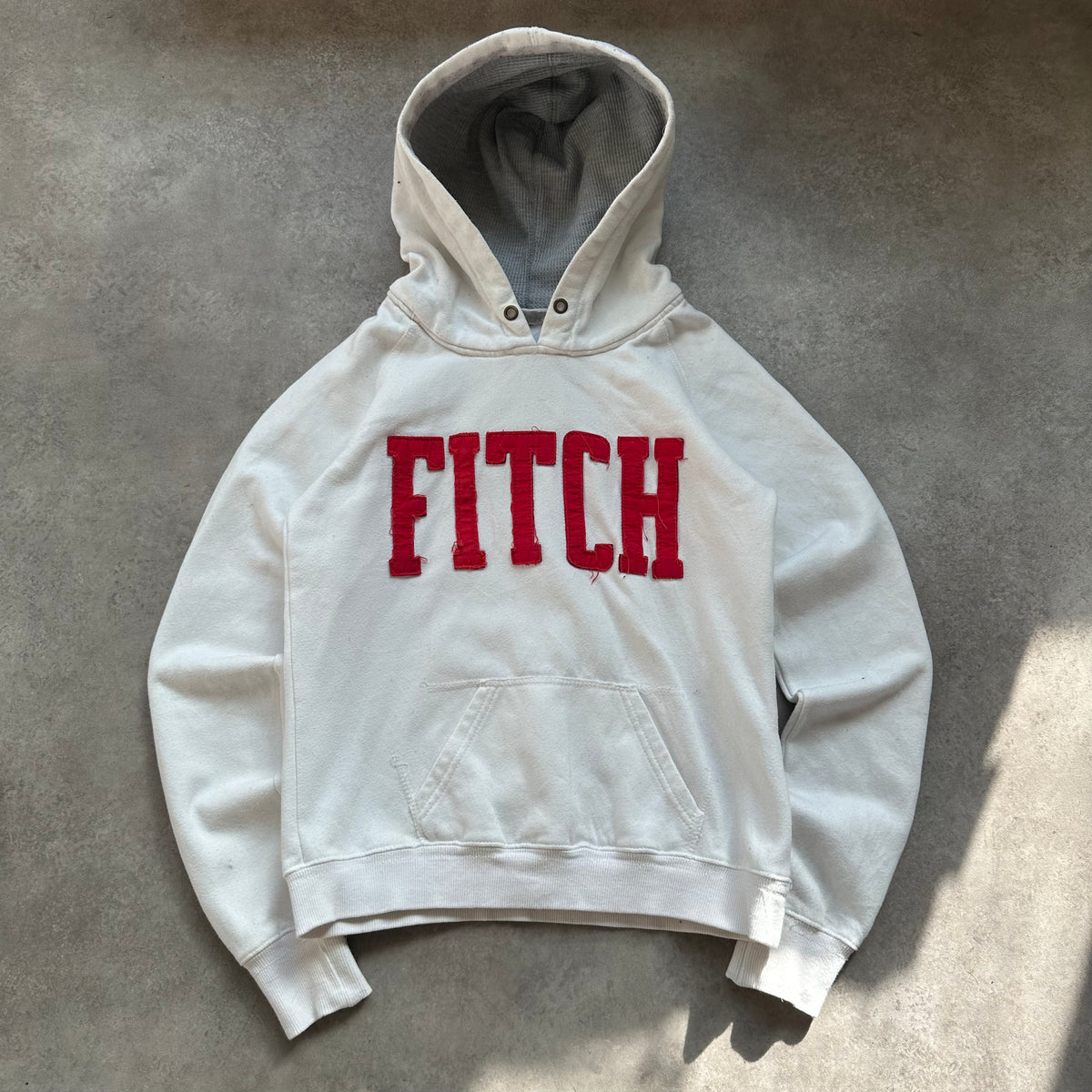 Abercrombie & Fitch White Hoodie S