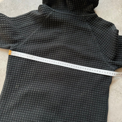 Reebok Black Quilted Zip Hoodie M