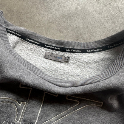 Calvin Klein Jeans Grey Sweatshirt Dress M