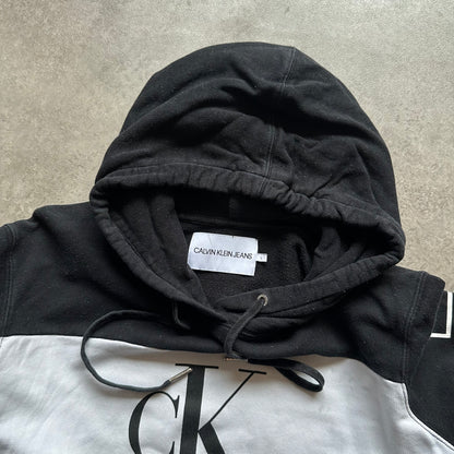 Calvin Klein Black White Hoodie L