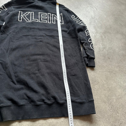 Calvin Klein Black White Hoodie L
