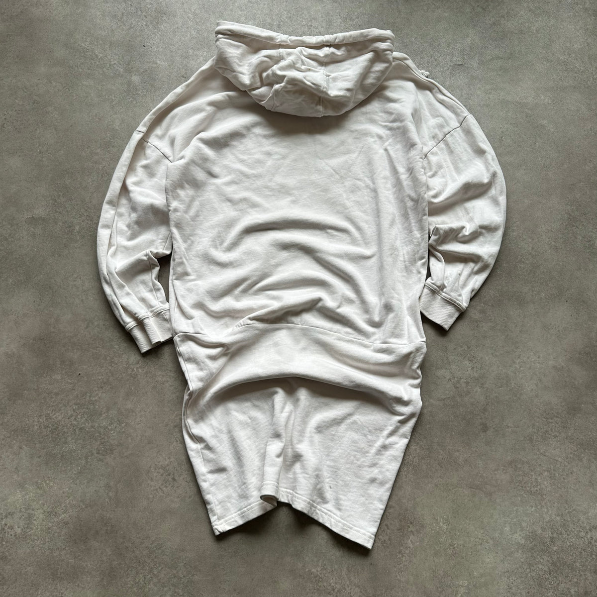 Def White Oversized Hoodie XL